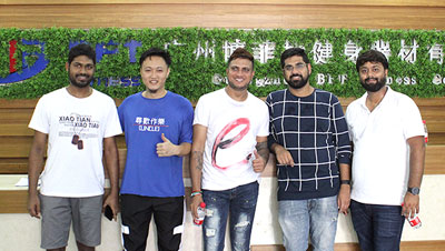 印度客戶來中國進口樱桃网站入口健身房器械